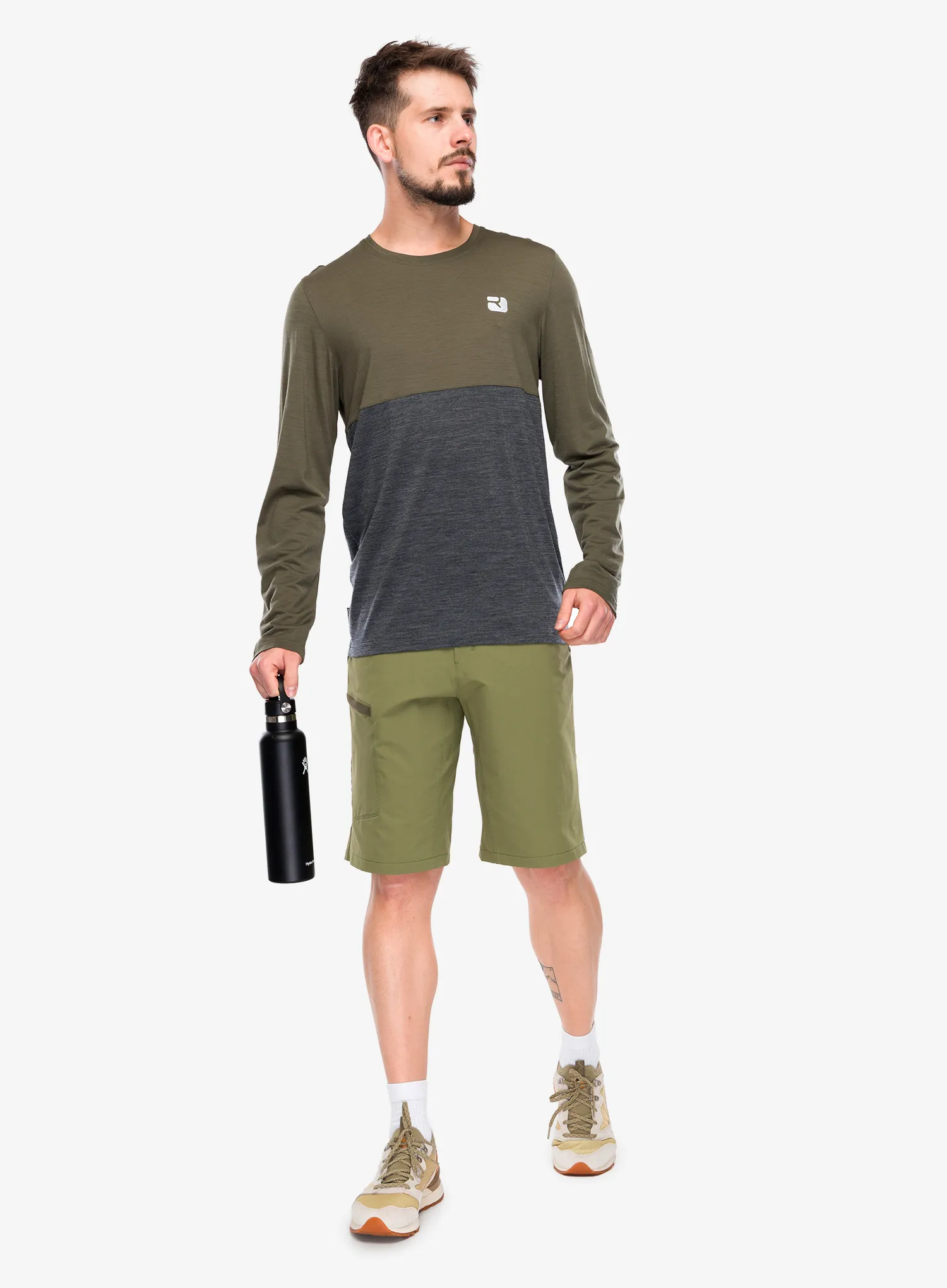 Moške kratke hlače Ortovox Pelmo Shorts - wild herbs