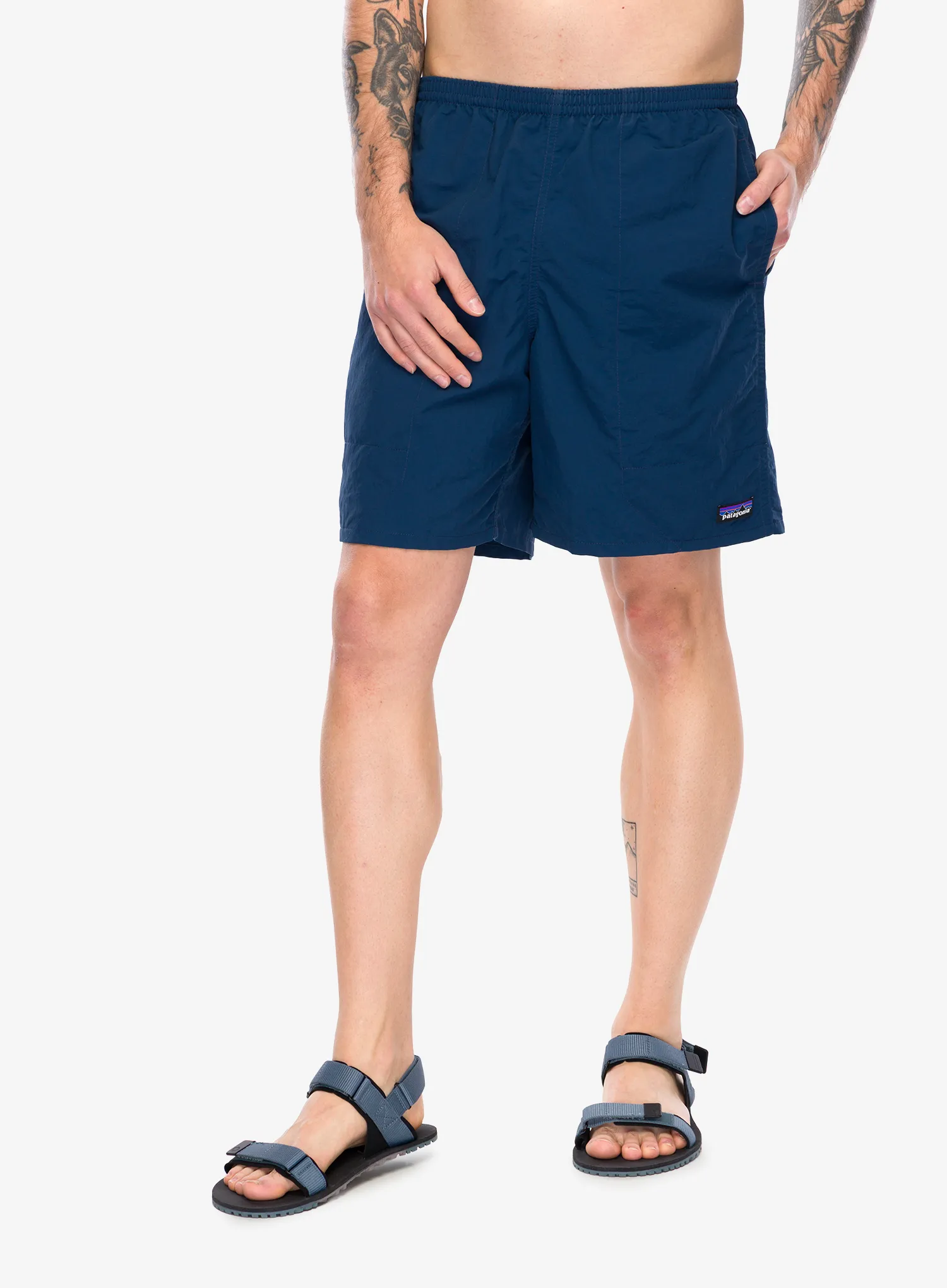 Moške kratke hlače Patagonia Baggies Longs 7 - tidepool blue w/tidepool blue
