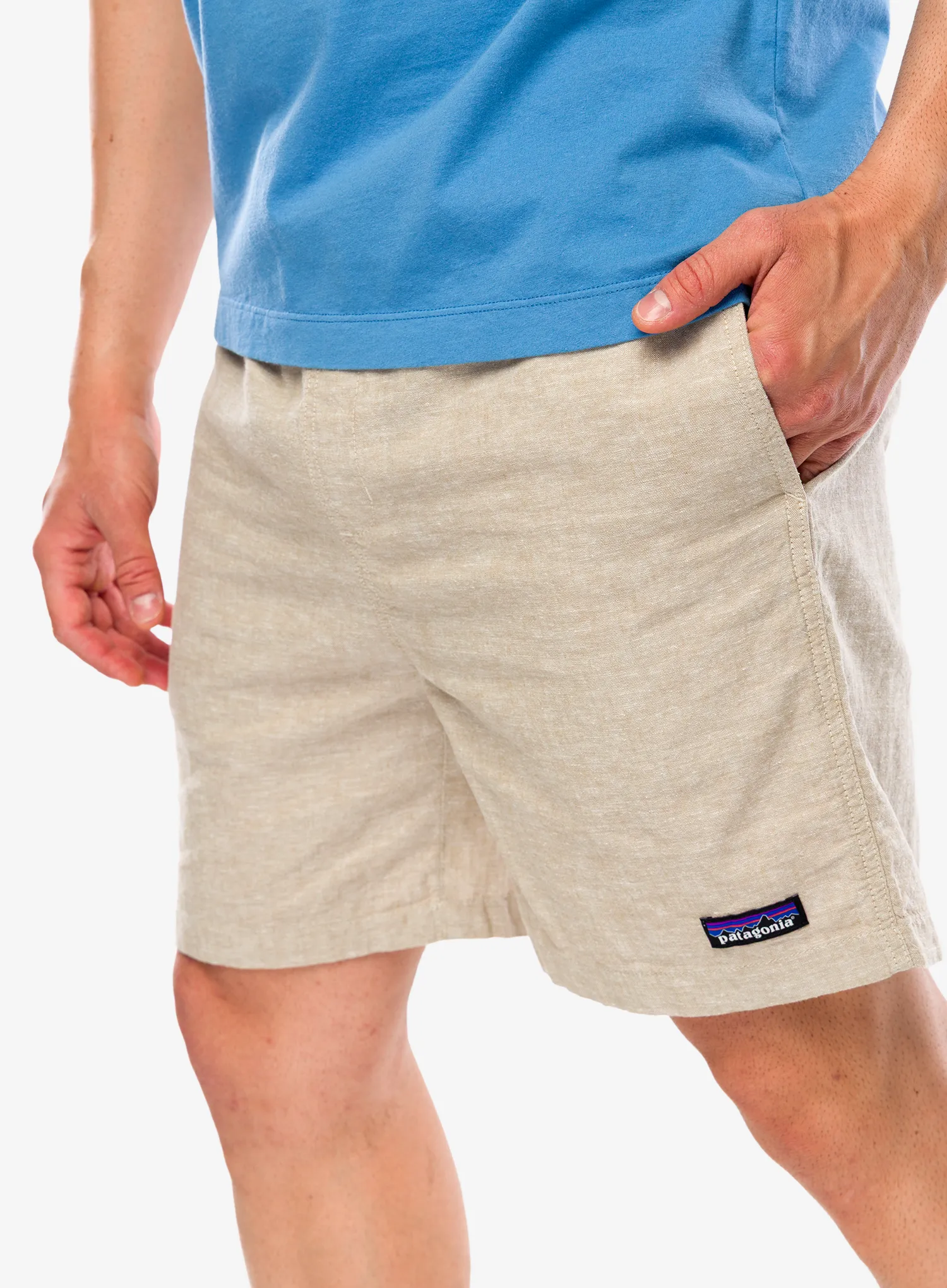 Moške kratke hlače Patagonia Baggies Naturals - mojave khaki
