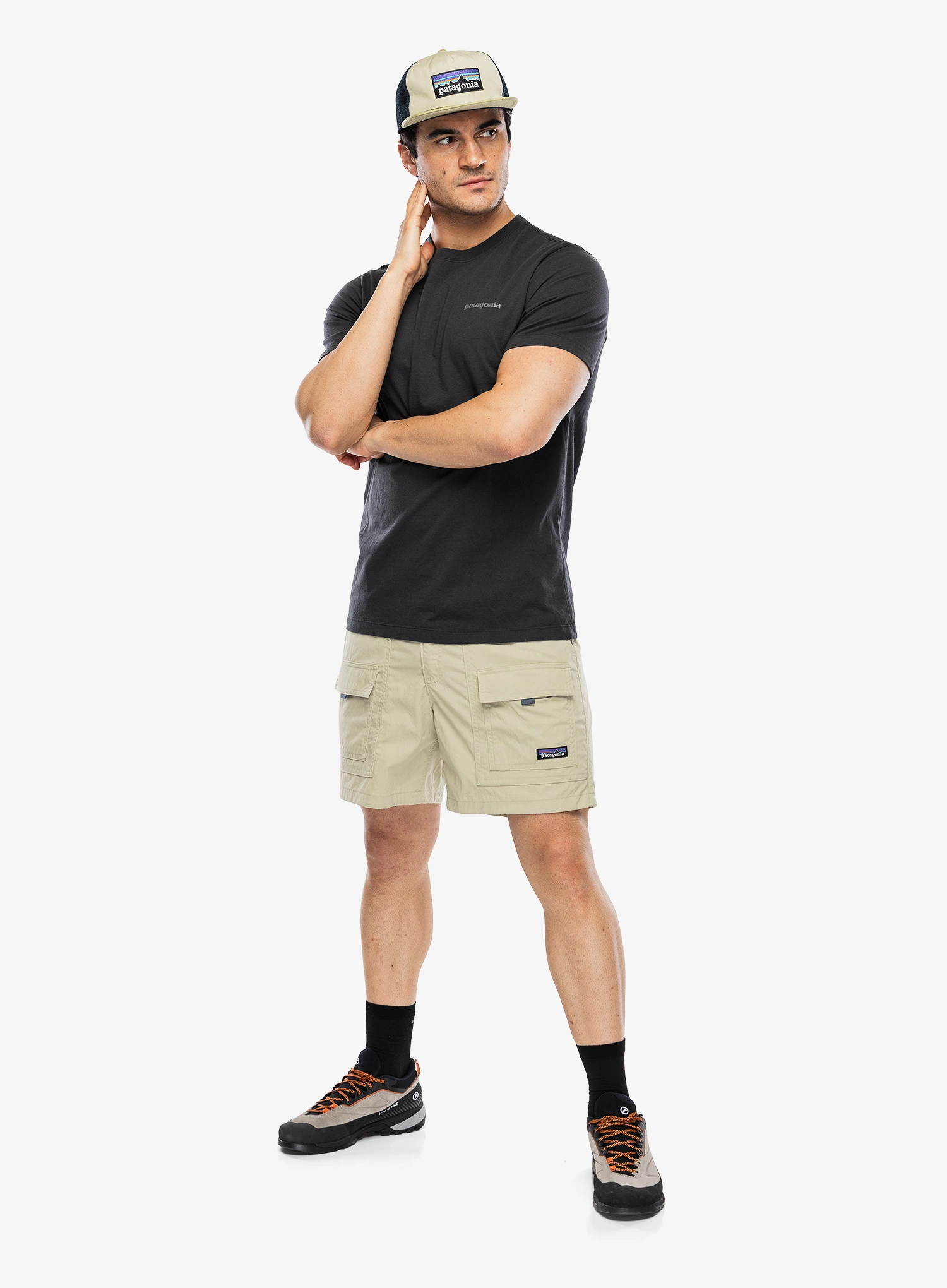 Moške kratke hlače Patagonia Outdoor Everyday Shorts 6 in - weathered stone
