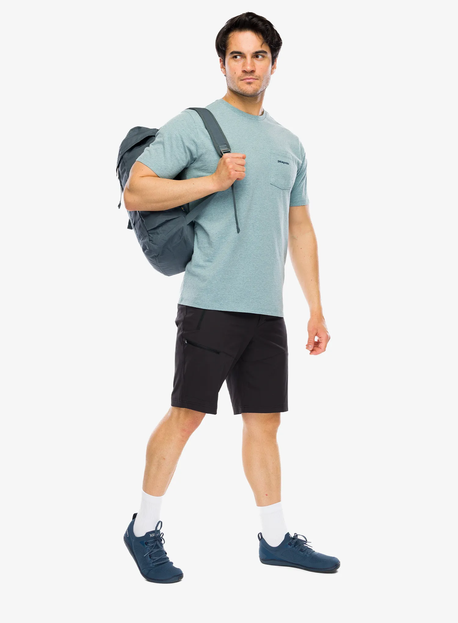 Moške kratke hlače Patagonia Terravia Trail Shorts 10 in - black