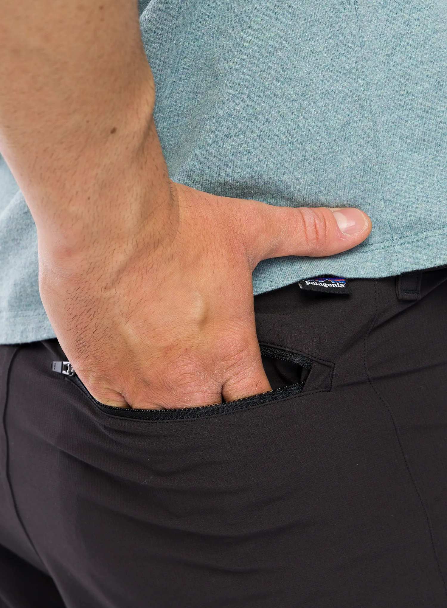 Moške kratke hlače Patagonia Terravia Trail Shorts 10 in - black