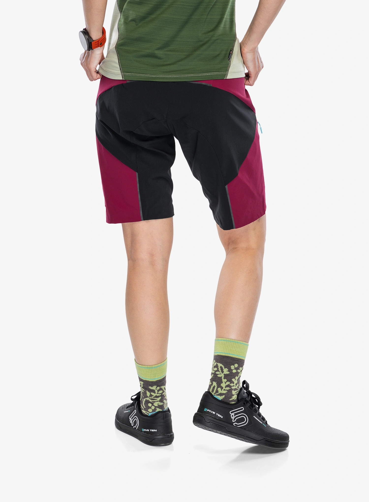 Ženske kolesarske kratke hlače Dynafit Ride Light DST Shorts - beet red
