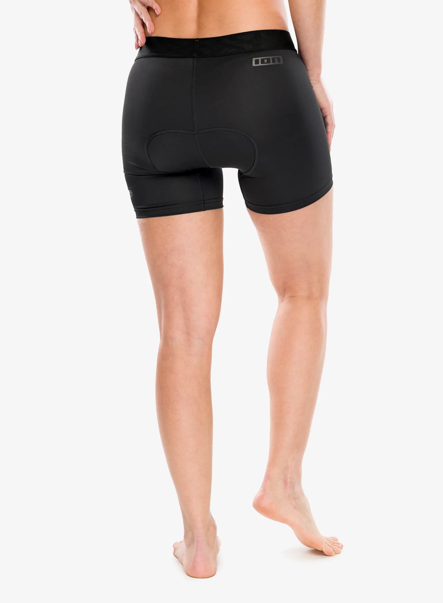 Ženske kolesarske kratke hlače ION Short - black