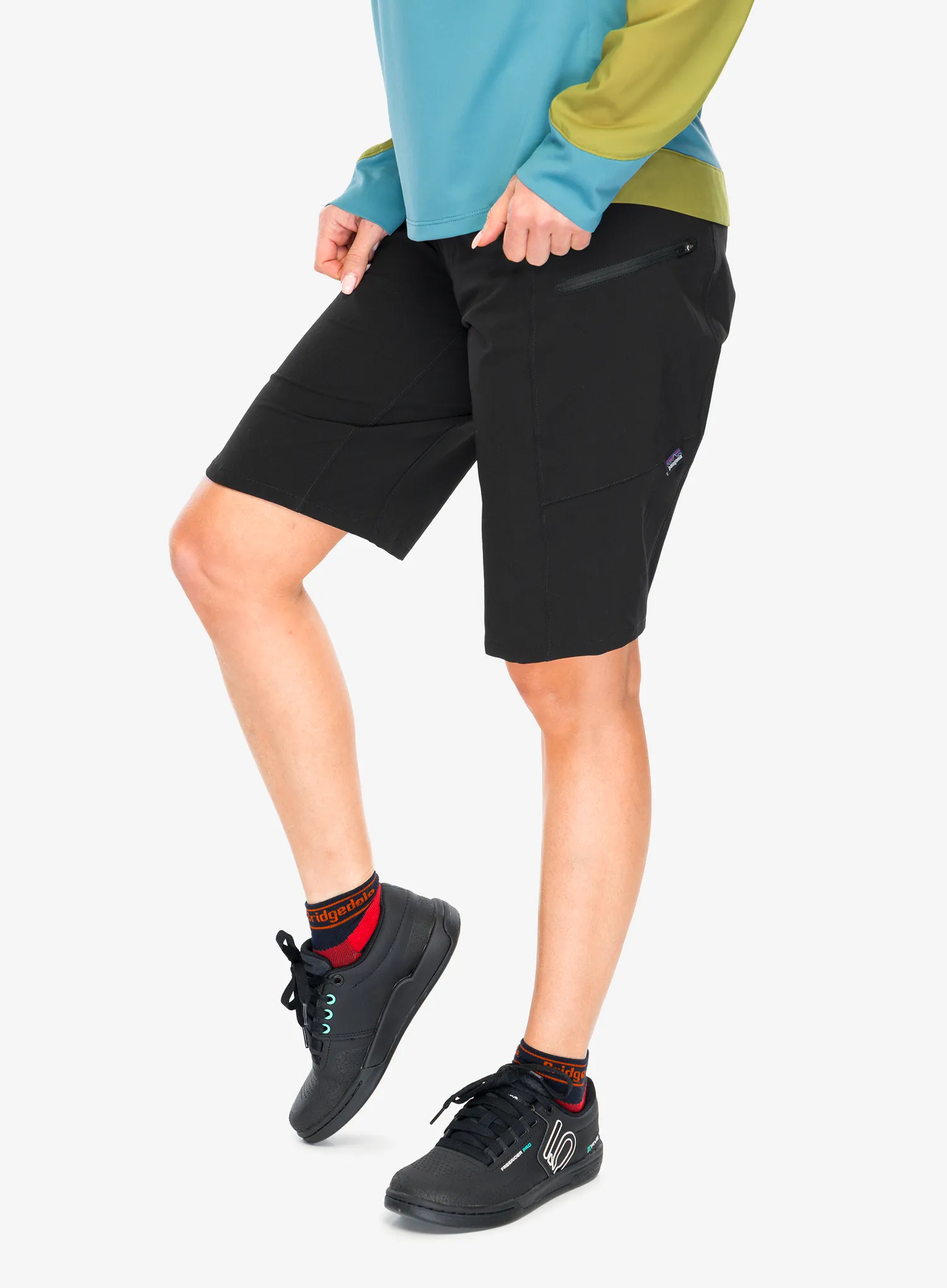 Ženske kolesarske kratke hlače Patagonia Dirt Craft Bike Shorts - black/black