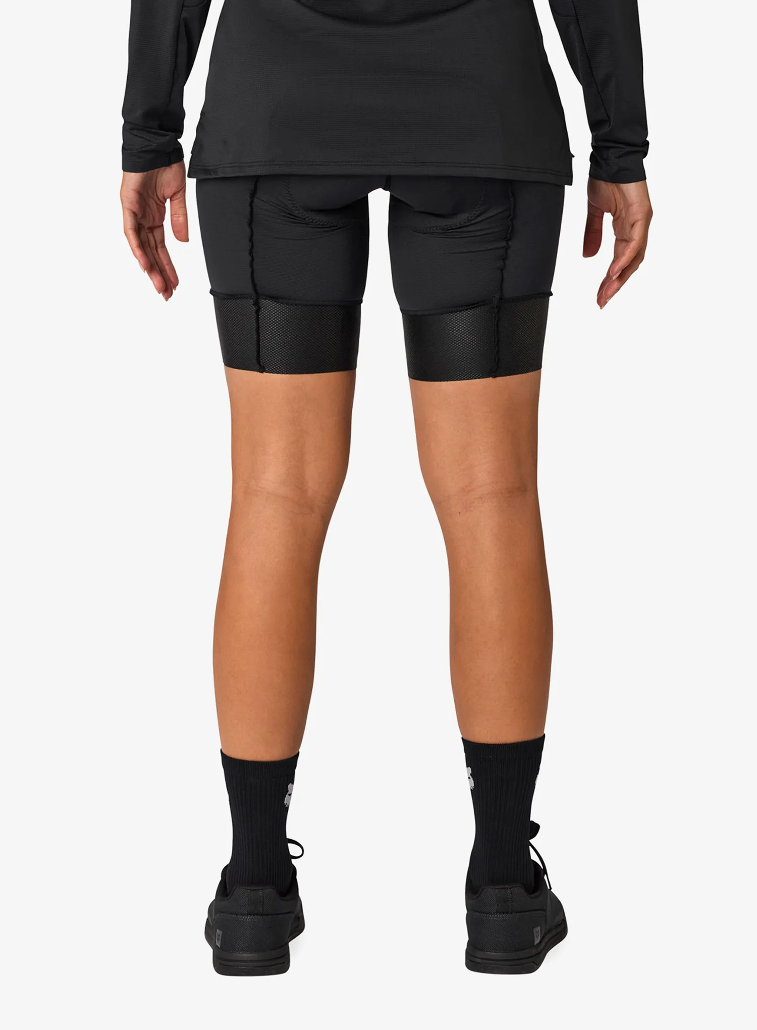 Ženske kolesarske kratke hlače z vložkom Fox Tecbase Liner Short - black/black