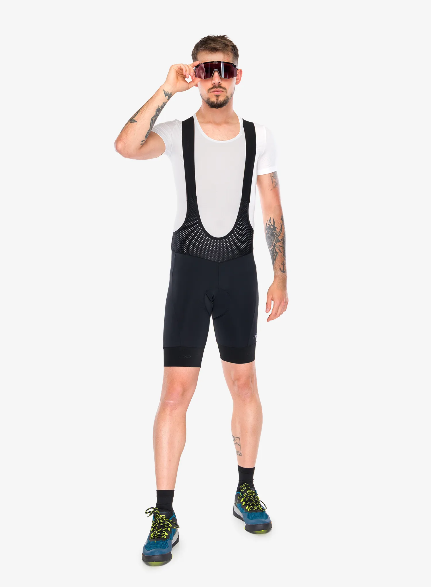 Kolesarske kratke hlače z vložkom CMP Zyloft Bib - nero