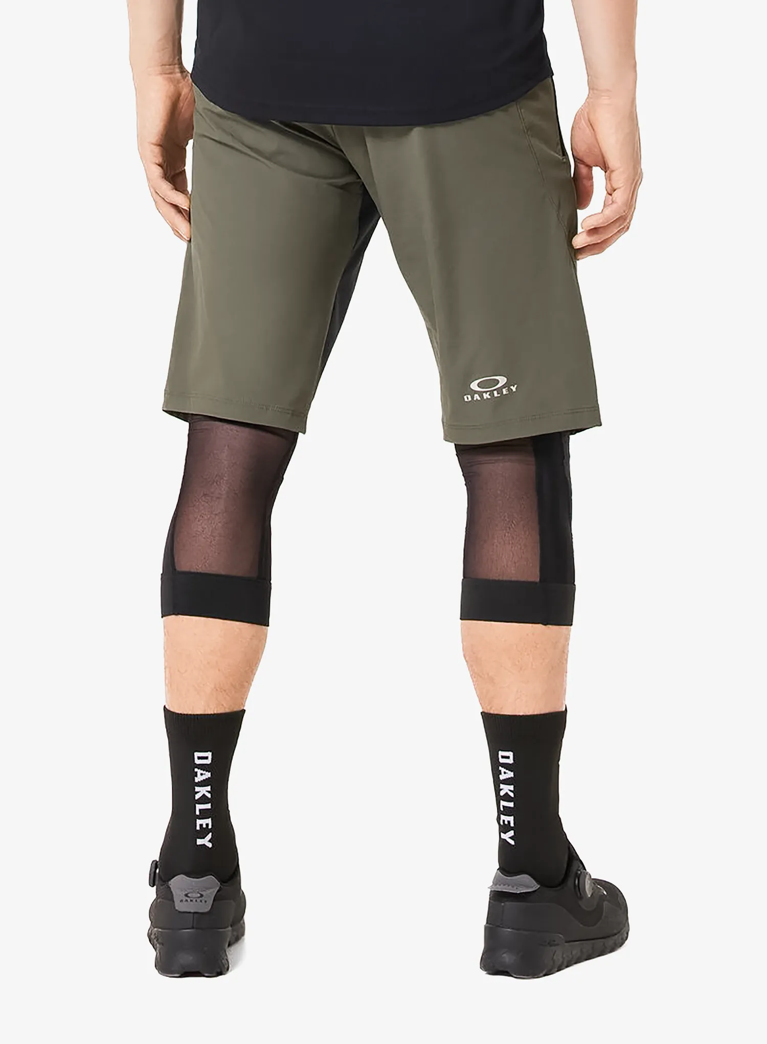 Kolesarske kratke hlače z vložkom Oakley Free Ride Lined Short - army green