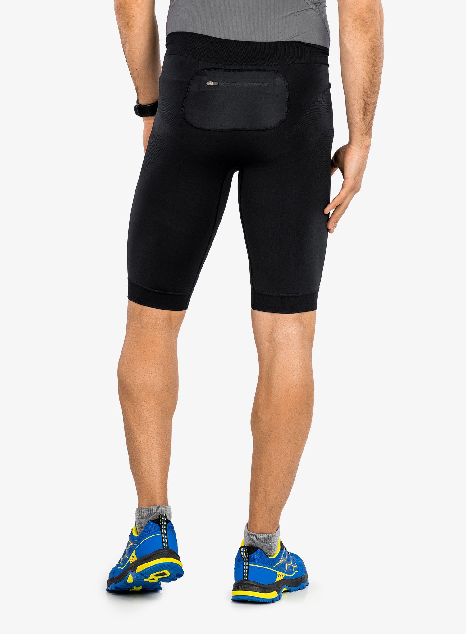 Športne kratke hlače Brubeck Running Force 1/2 - black