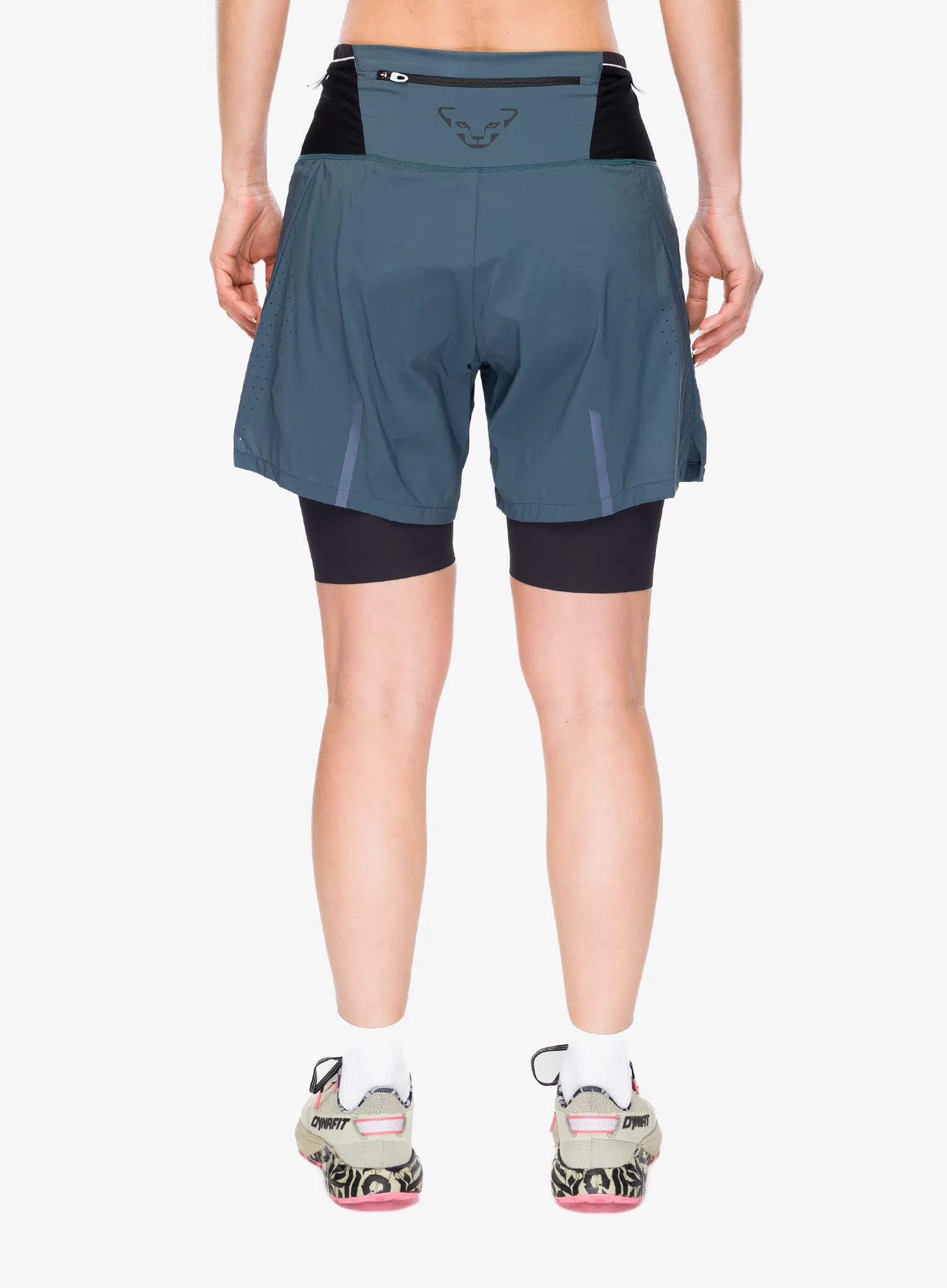 Ženske športne kratke hlače Dynafit Ultra 2/1 Shorts - cinder/cinder