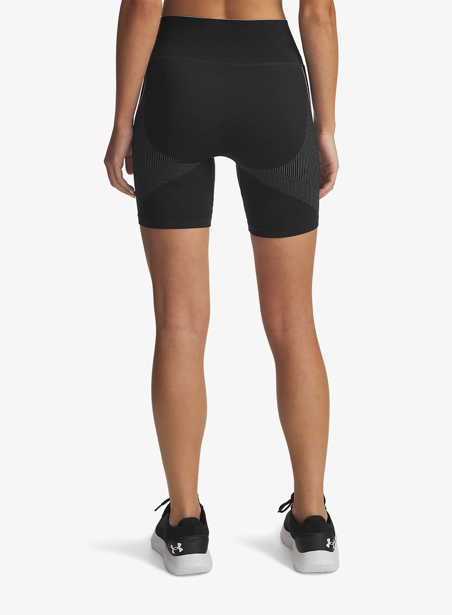 Ženske športne kratke hlače Under Armour Vanish Seamless Short - black/steel/steel
