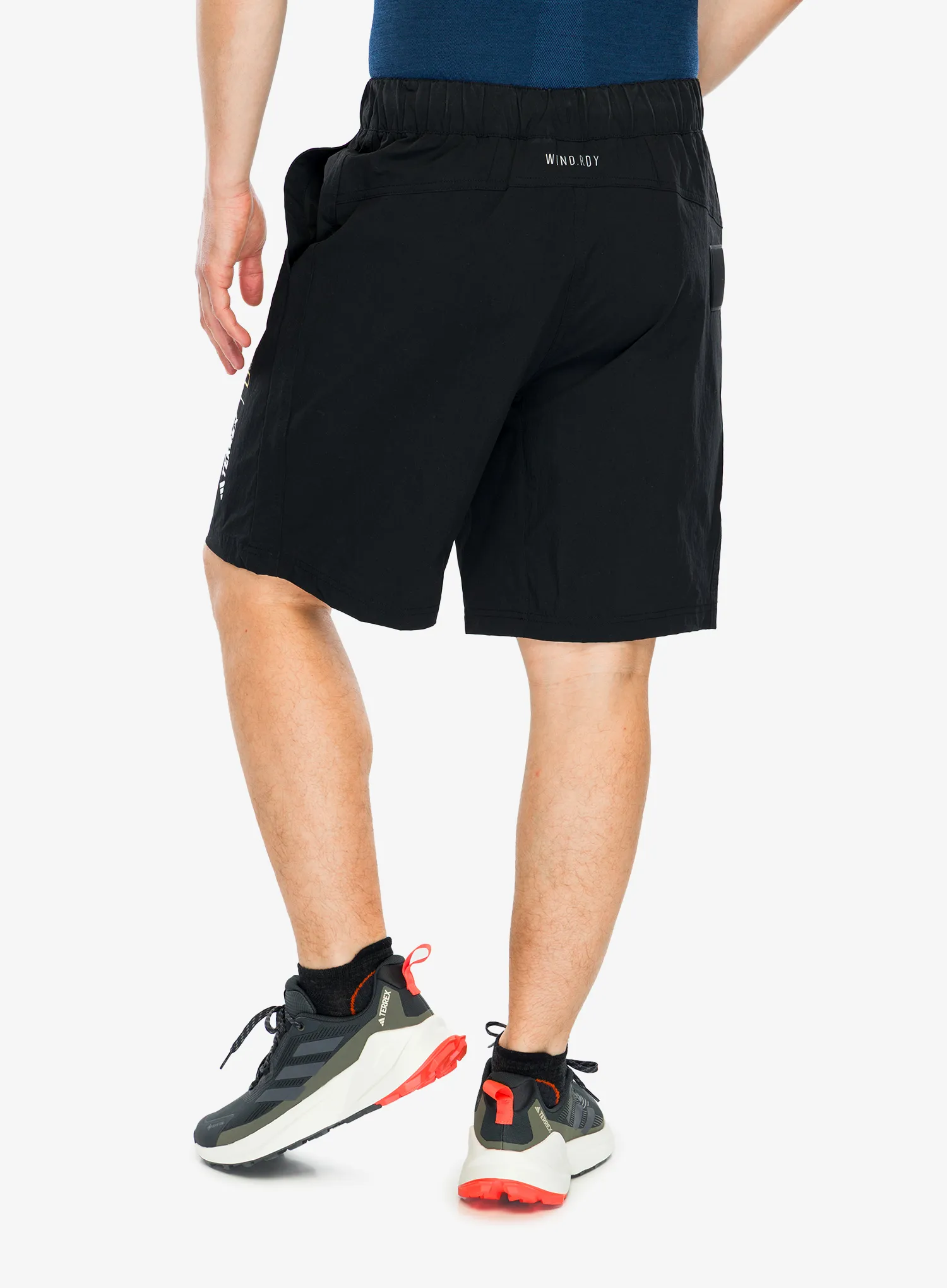 Pohodniške kratke hlače adidas TERREX National Geographic WIND.RDY Shorts - black