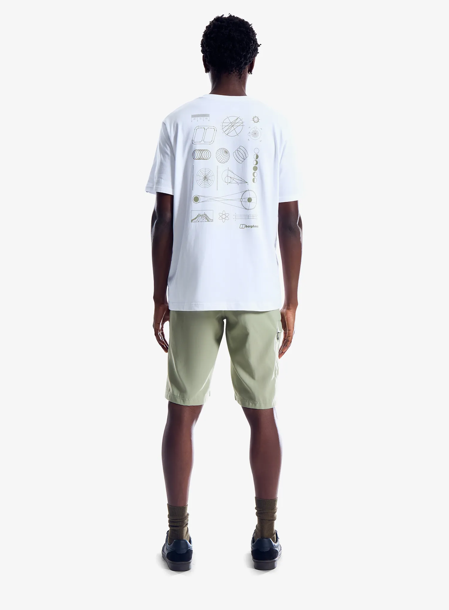 Pohodniške kratke hlače Berghaus Navigator 2.0 Short - wisdom