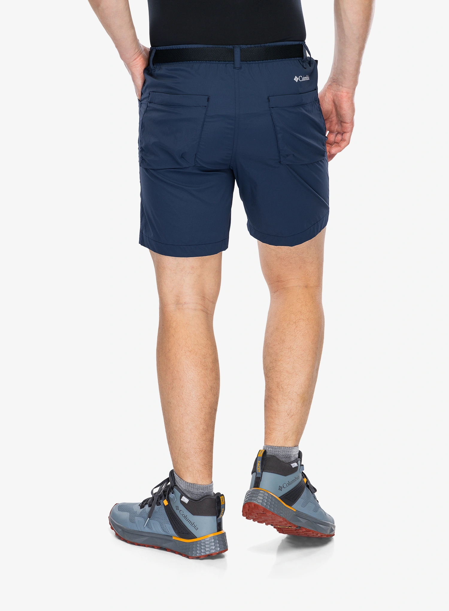 Pohodniške kratke hlače Columbia Sharpe Canyon Short - collegiate navy