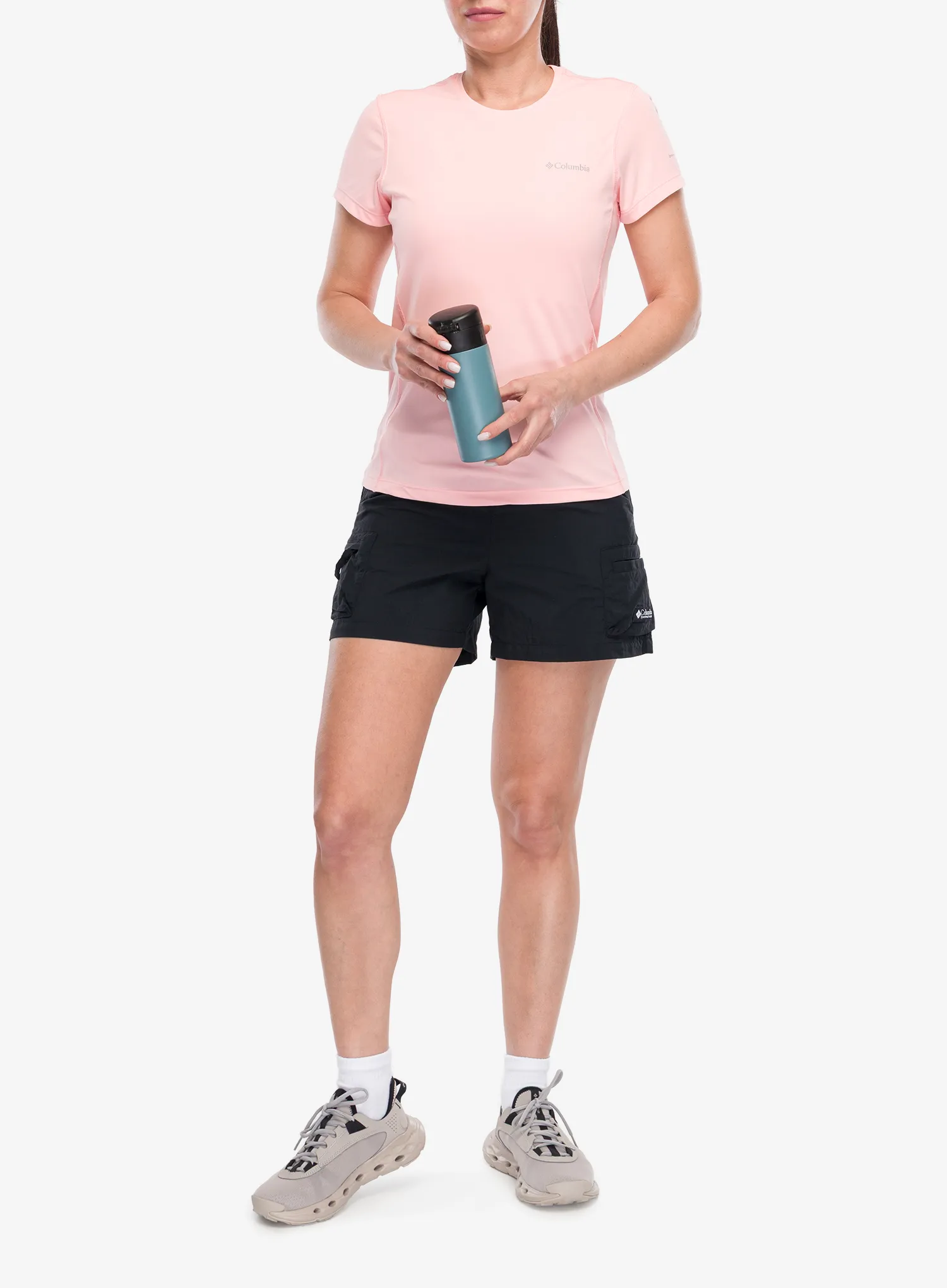 Ženske pohodniške kratke hlače Columbia Sequoia Grove  Woven Short - black