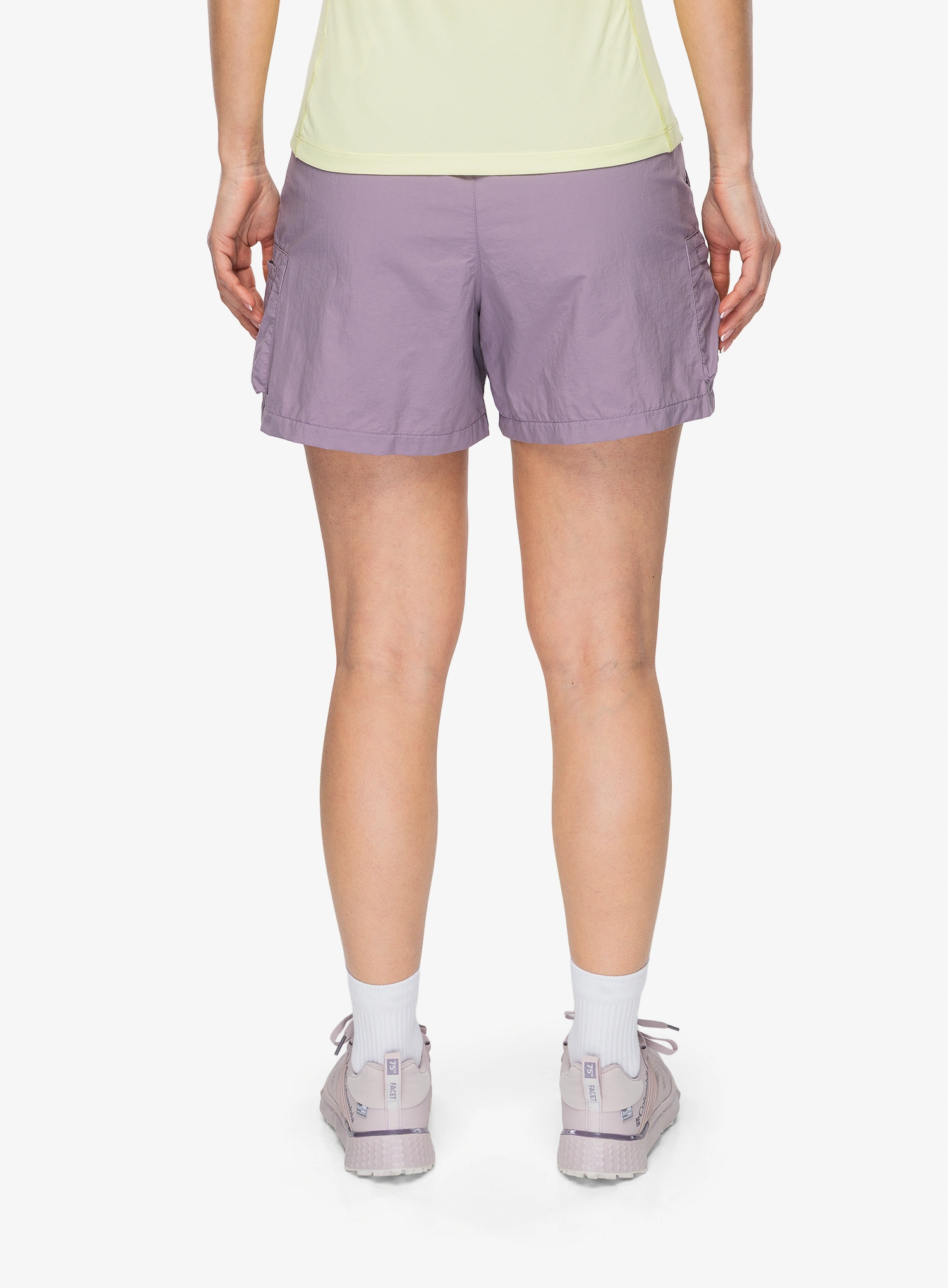 Ženske pohodniške kratke hlače Columbia Sequoia Grove Woven Short - shale purple/lavender pearl