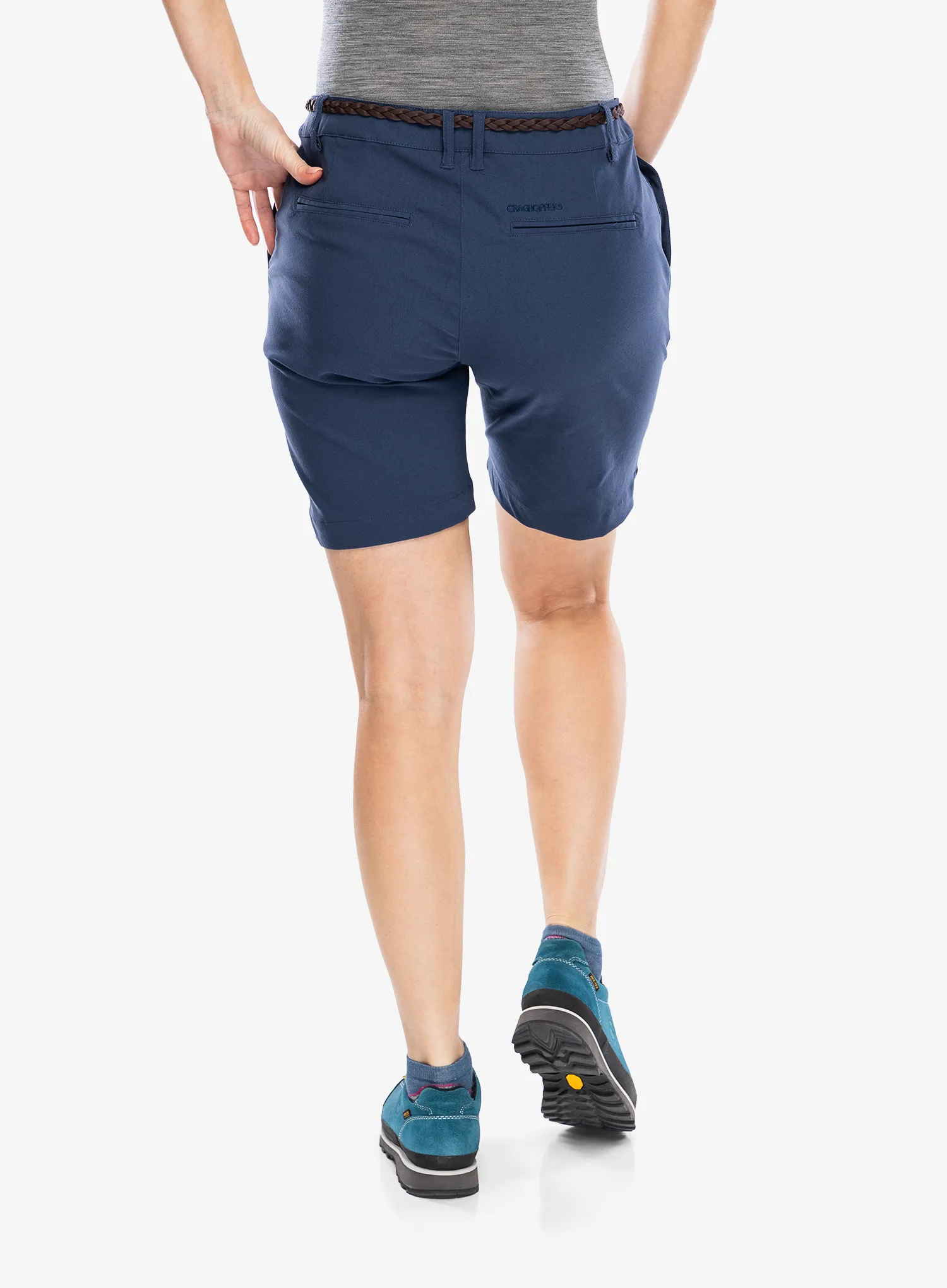 Ženske pohodniške kratke hlače Craghoppers NosiLife Briar Short - soft navy