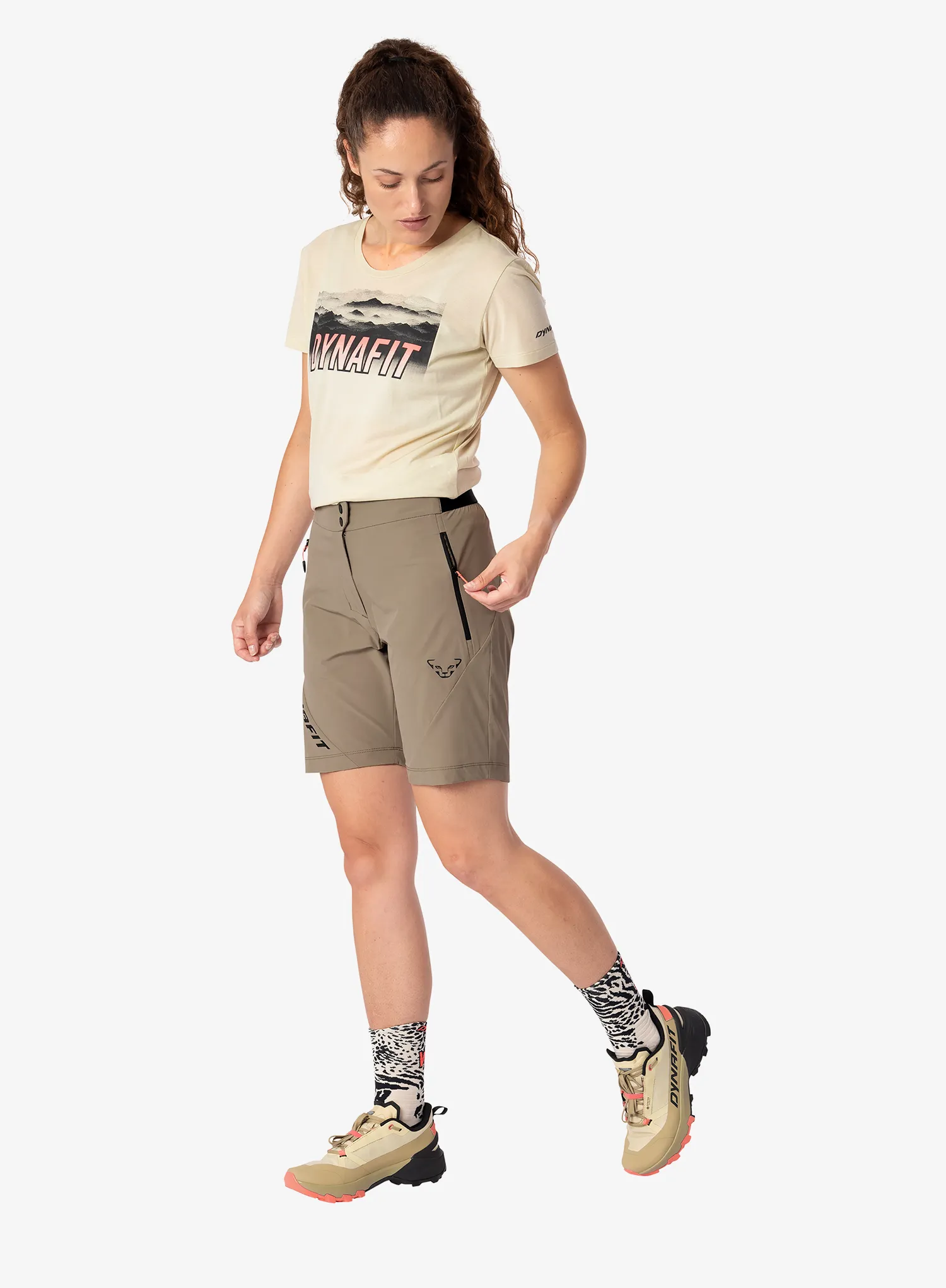 Ženske pohodniške kratke hlače Dynafit Transalper 2 Light DST Shorts - fallen rock