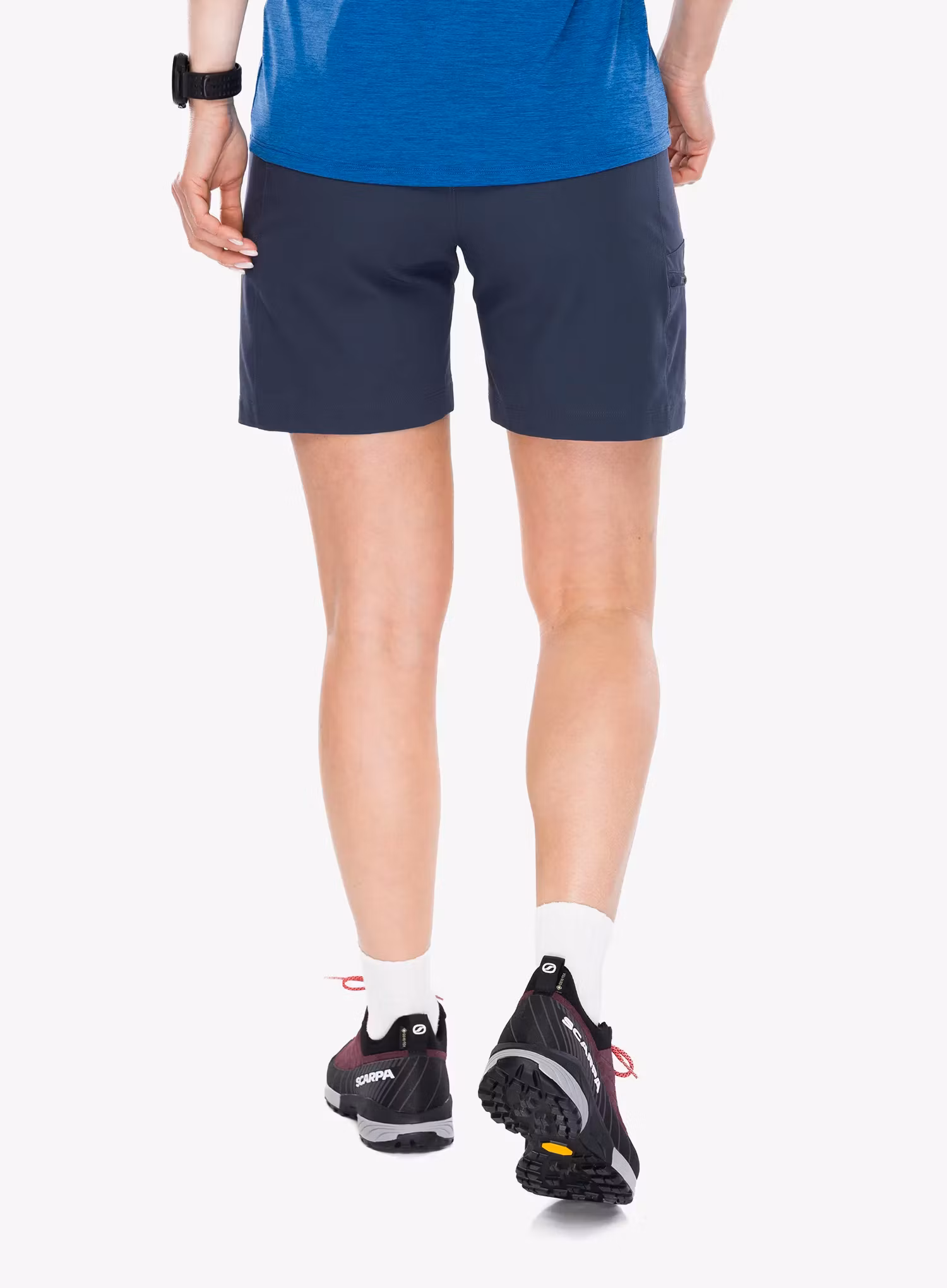 Ženske pohodniške kratke hlače Patagonia Terravia Trail Shorts 6 in - smolder blue