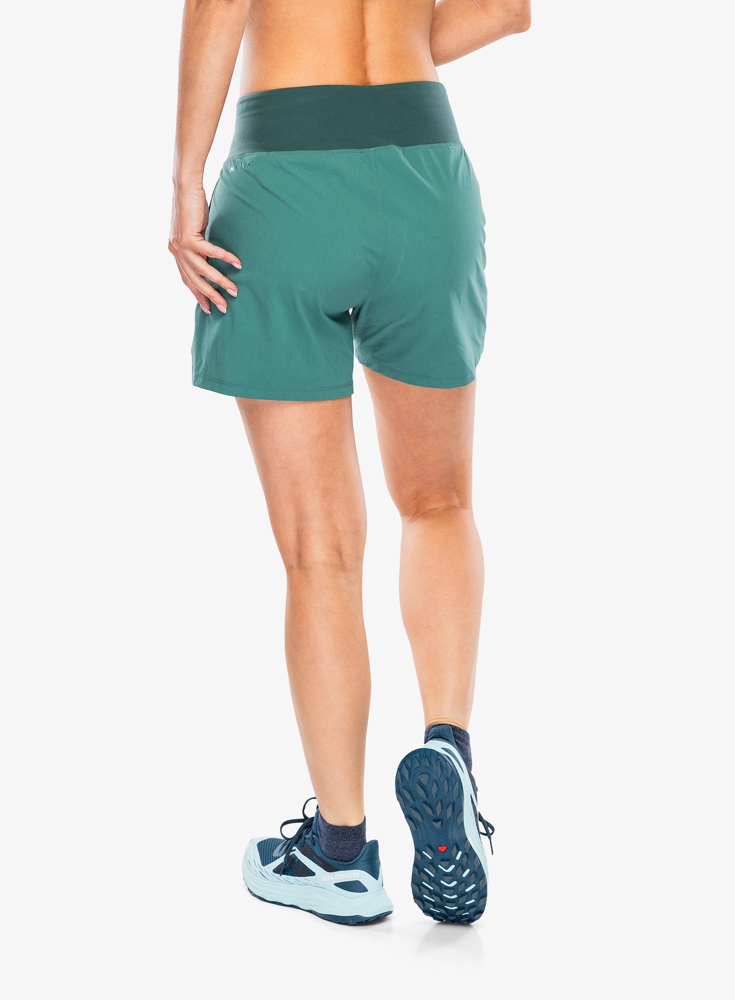 Ženske pohodniške kratke hlače Rab Momentum Shorts - eucalyptus