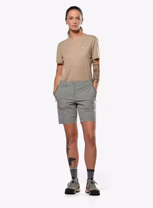 Ženske pohodniške kratke hlače Salewa Puez Talvena DST Shorts - shadow