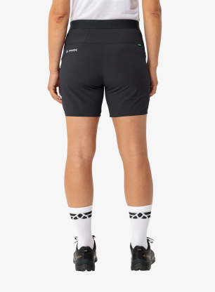 Ženske pohodniške kratke hlače Vaude Scopi LW Shorts II - black/black