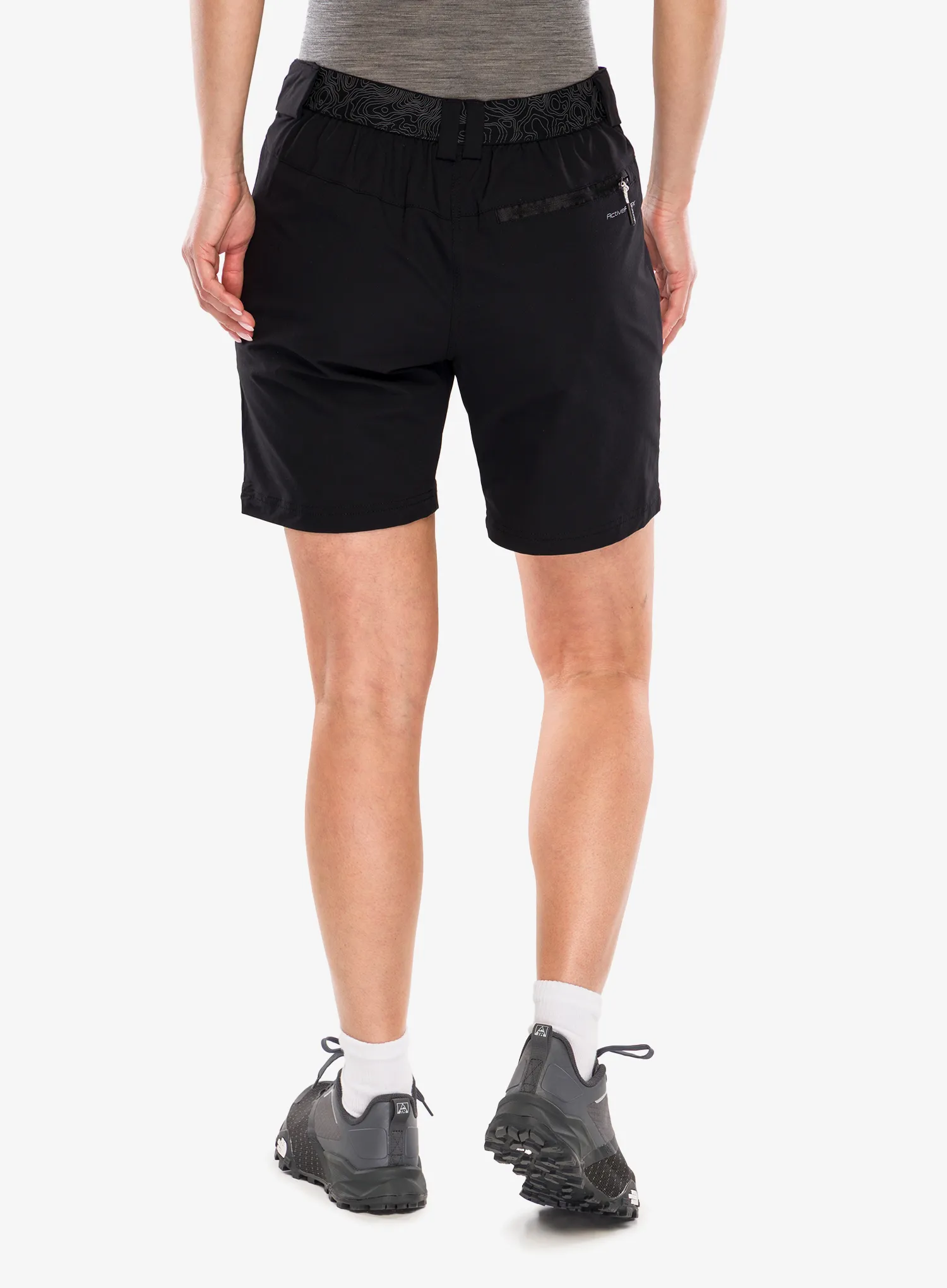 Ženske pohodniške kratke hlače Viking Expander Shorts - black