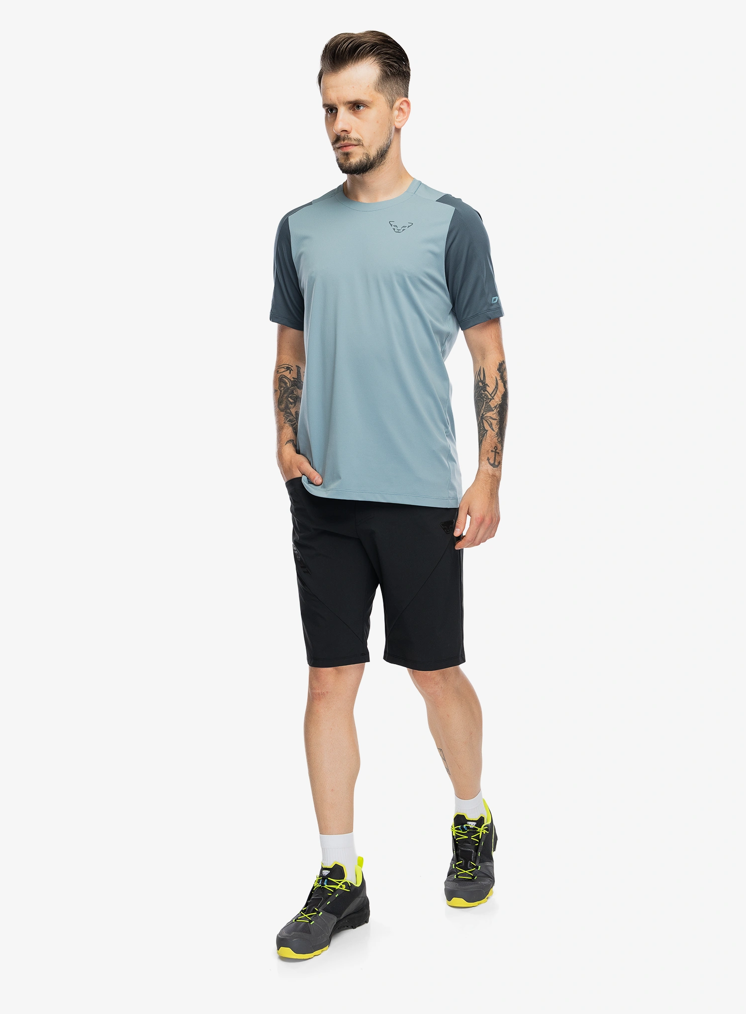 Pohodniške kratke hlače Dynafit Traverse Hybrid Shorts - black out