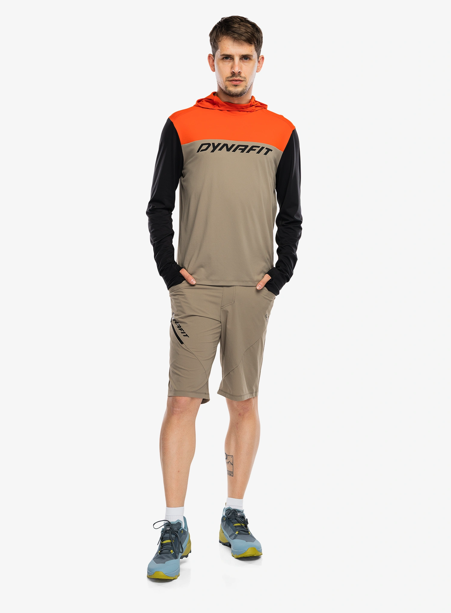 Pohodniške kratke hlače Dynafit Traverse Hybrid Shorts - fallen rock