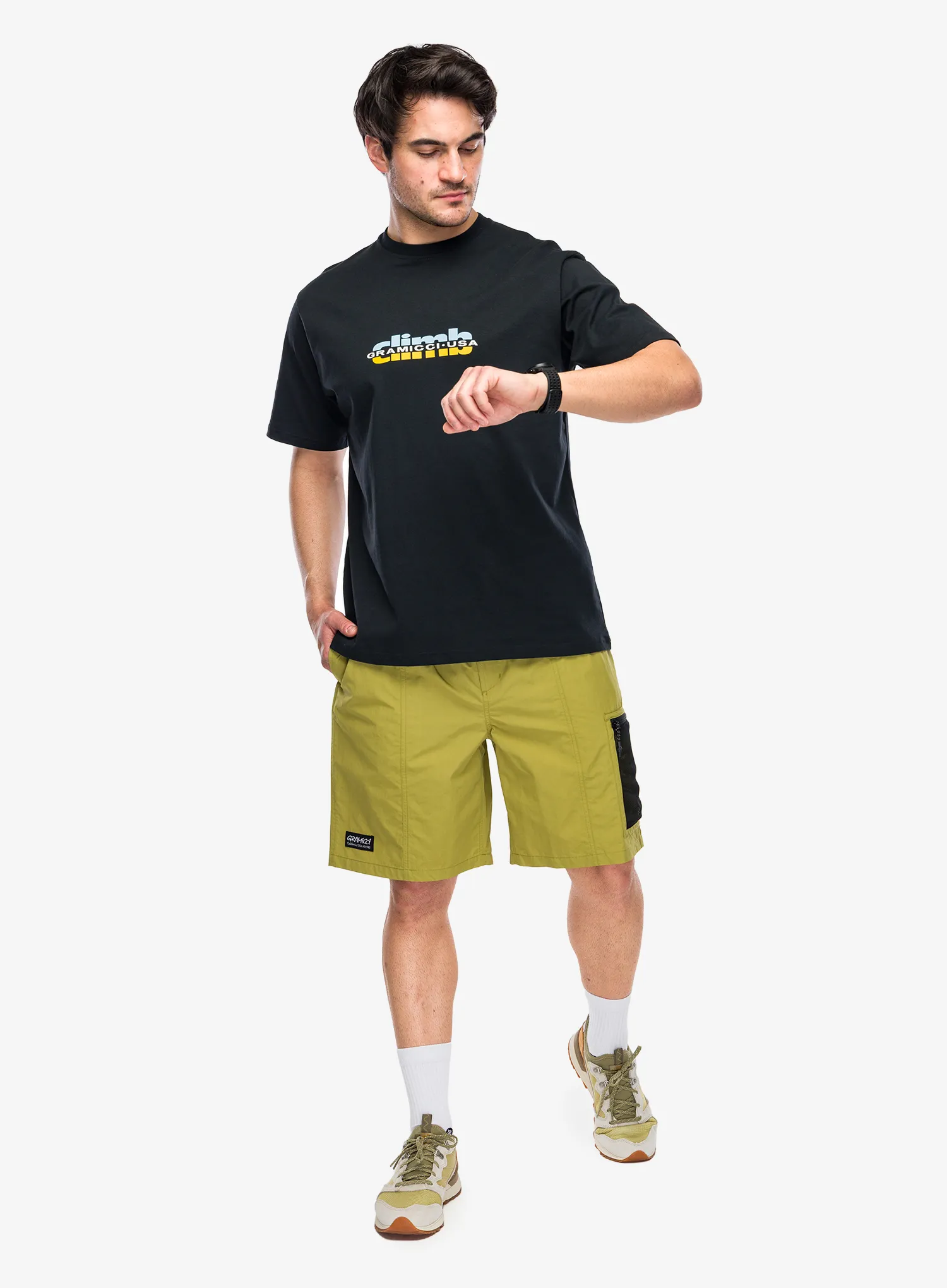Pohodniške kratke hlače Gramicci Guide Short - field green