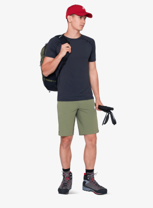 Pohodniške kratke hlače Mammut Aenergy Light SO Shorts - marsh