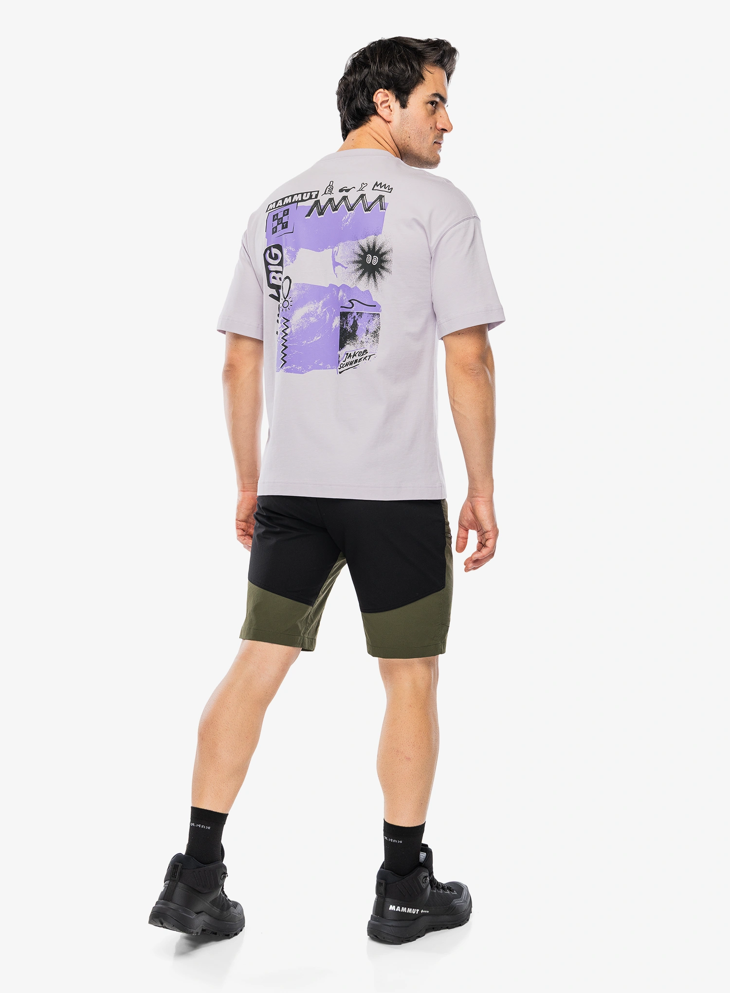 Pohodniške kratke hlače Mammut Zinal Hybrid Shorts - dark marsh/black