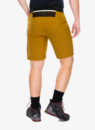 Pohodniške kratke hlače Montura Rise Bermuda - bronze brown/sunny lime