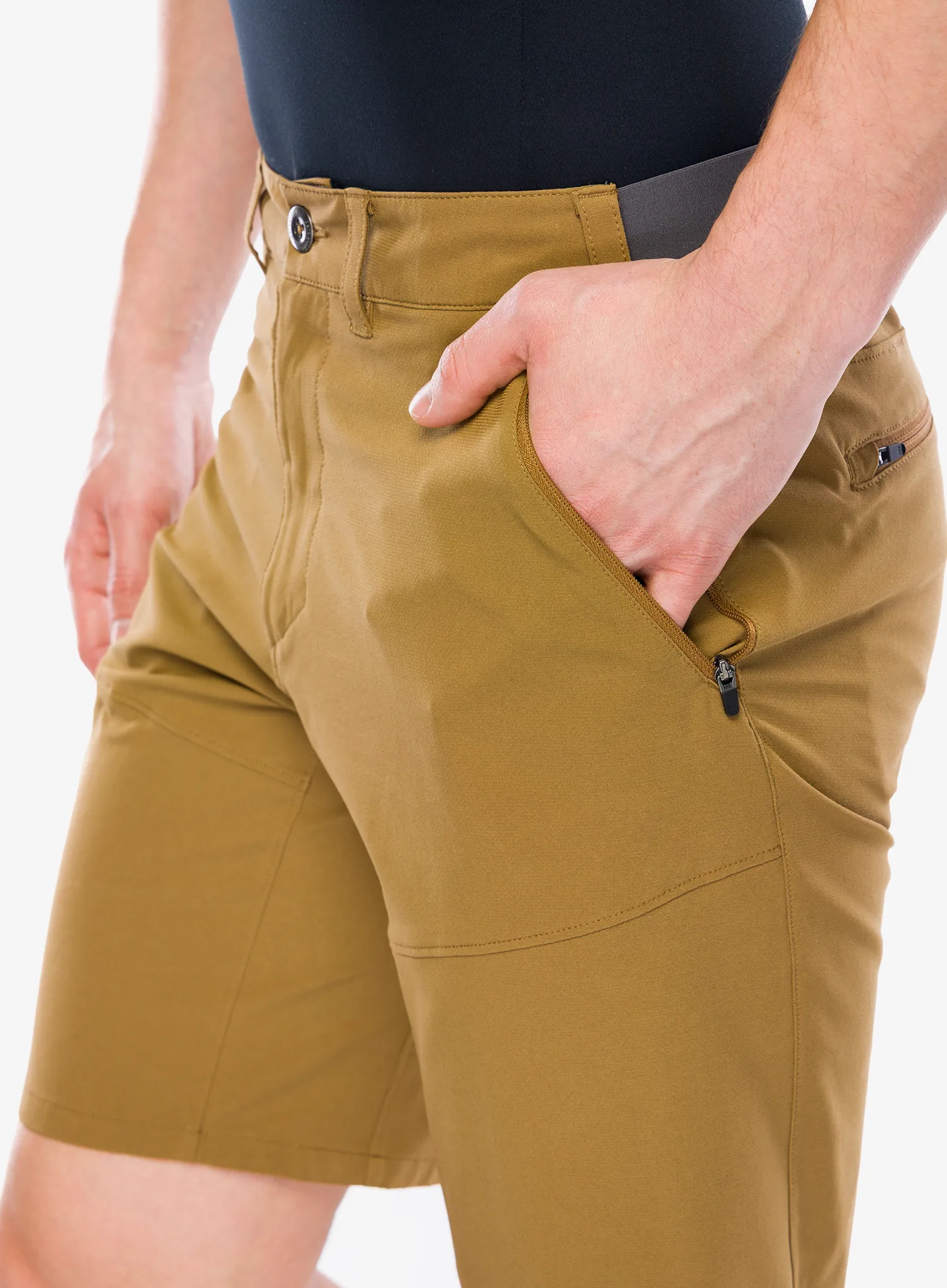 Pohodniške kratke hlače Patagonia Terravia Trail Shorts 10 in - coriander brown