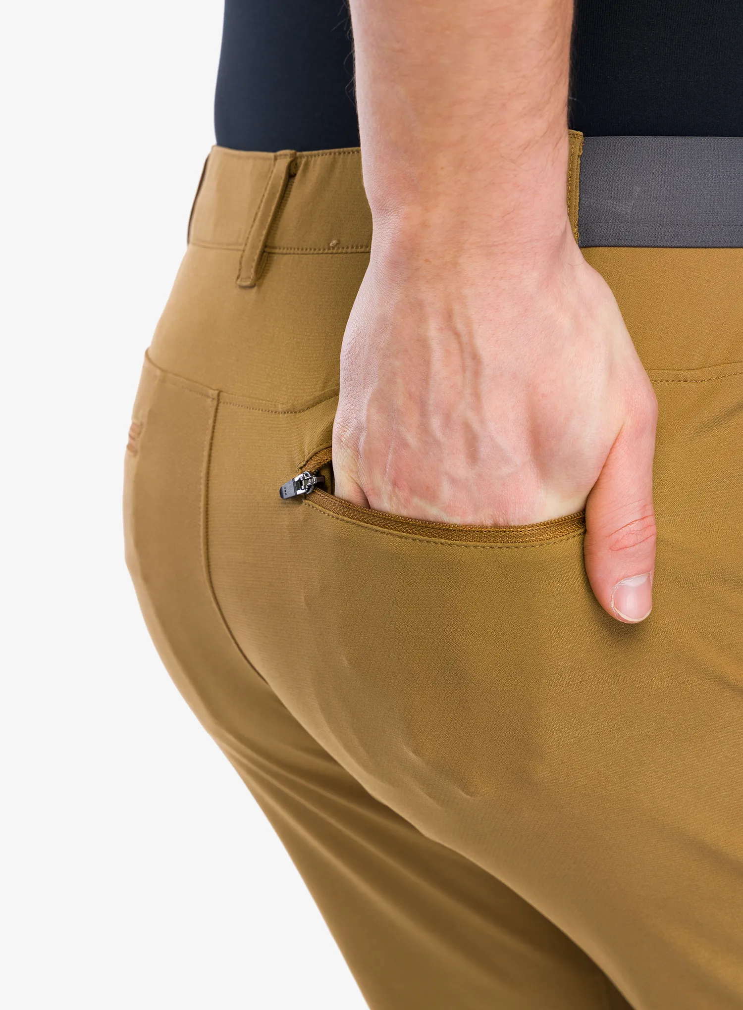 Pohodniške kratke hlače Patagonia Terravia Trail Shorts 10 in - coriander brown