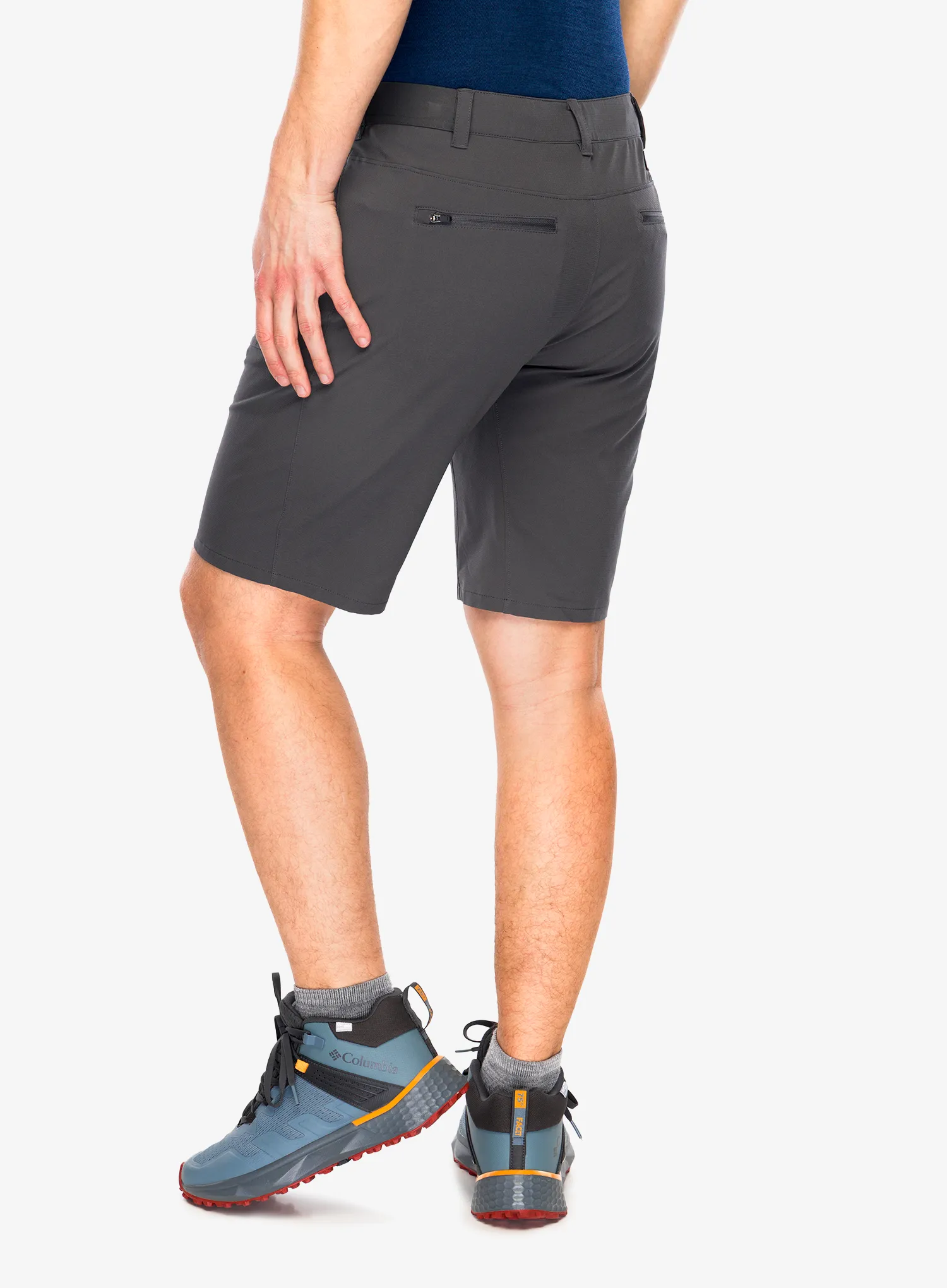 Pohodniške kratke hlače Patagonia Terravia Trail Shorts 10 in - forge grey