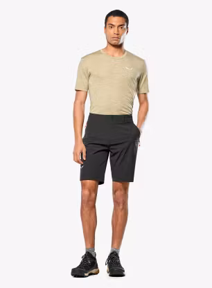 Pohodniške kratke hlače Salewa Puez Talveno DST Shorts - black out