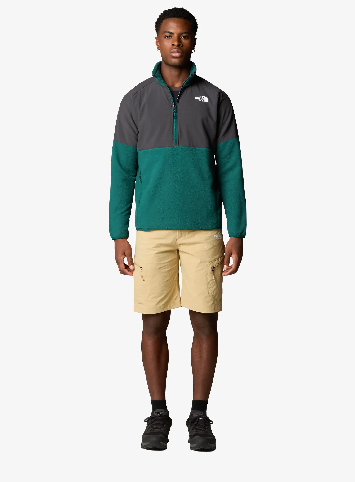 Pohodniške kratke hlače The North Face Exploration Short - khaki stone