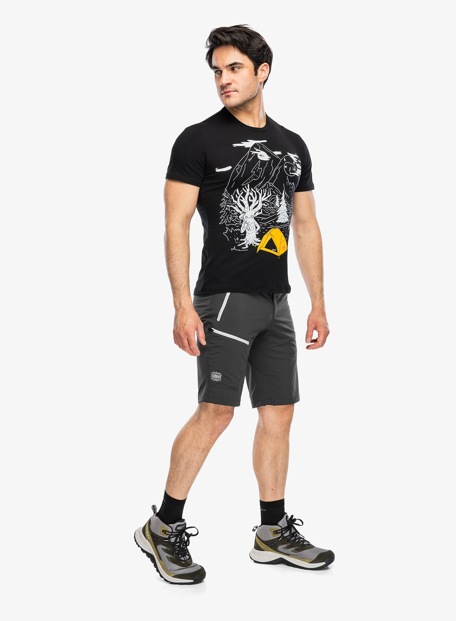 Pohodniške kratke hlače Turbat Prut Trek Shorts - raven black