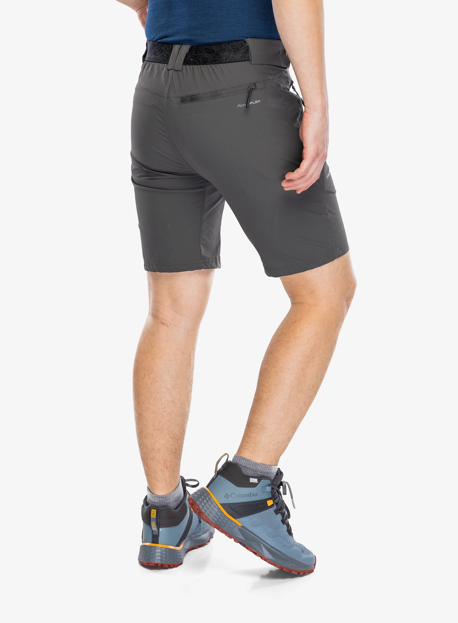 Pohodniške kratke hlače Viking Expander Shorts - grey/grey