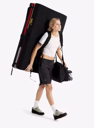 Ženske plezalne kratke hlače Arcteryx Kragg Cotton Short 9 - black