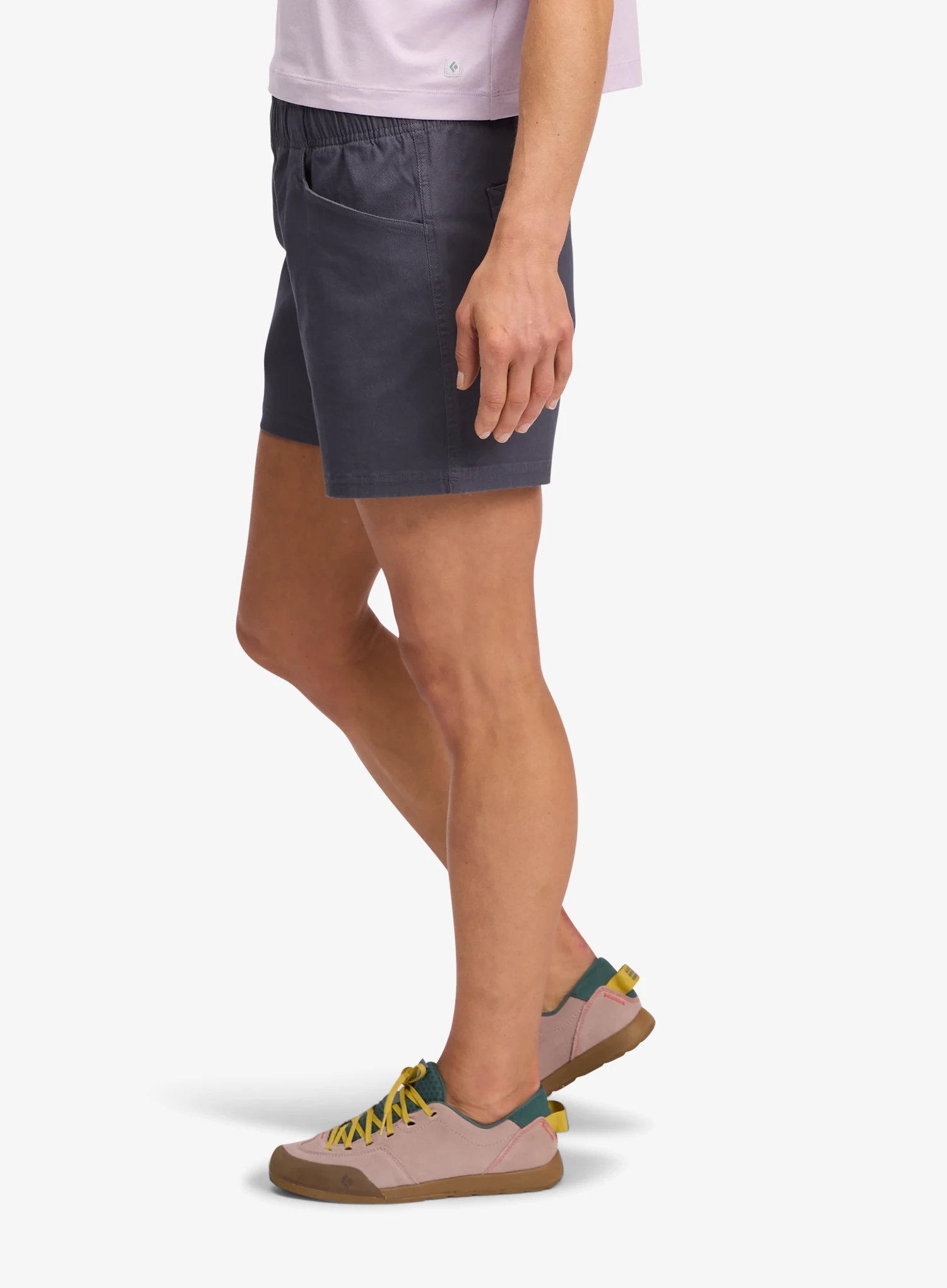 Ženske plezalne kratke hlače Black Diamond Dirtbag Twill Shorts - charcoal