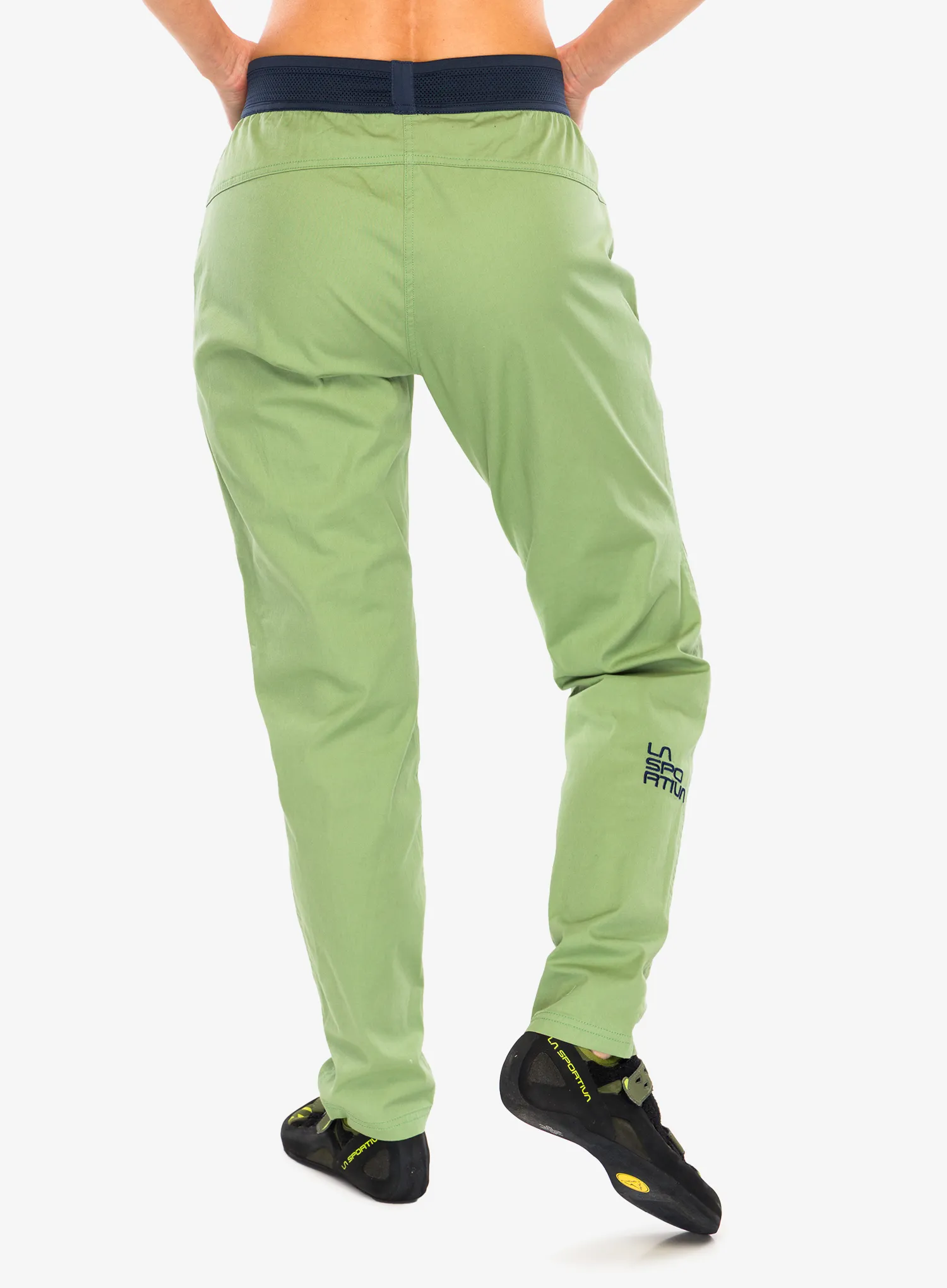Ženske plezalne kratke hlače La Sportiva Roots Shorts - aspen green/night sky