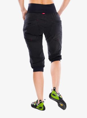 Ženske plezalne kratke hlače Ocun Noya Jeans Organic Shorts - black