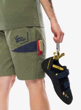 Plezalne kratke hlače La Sportiva Bolt Short - cypress/night sky