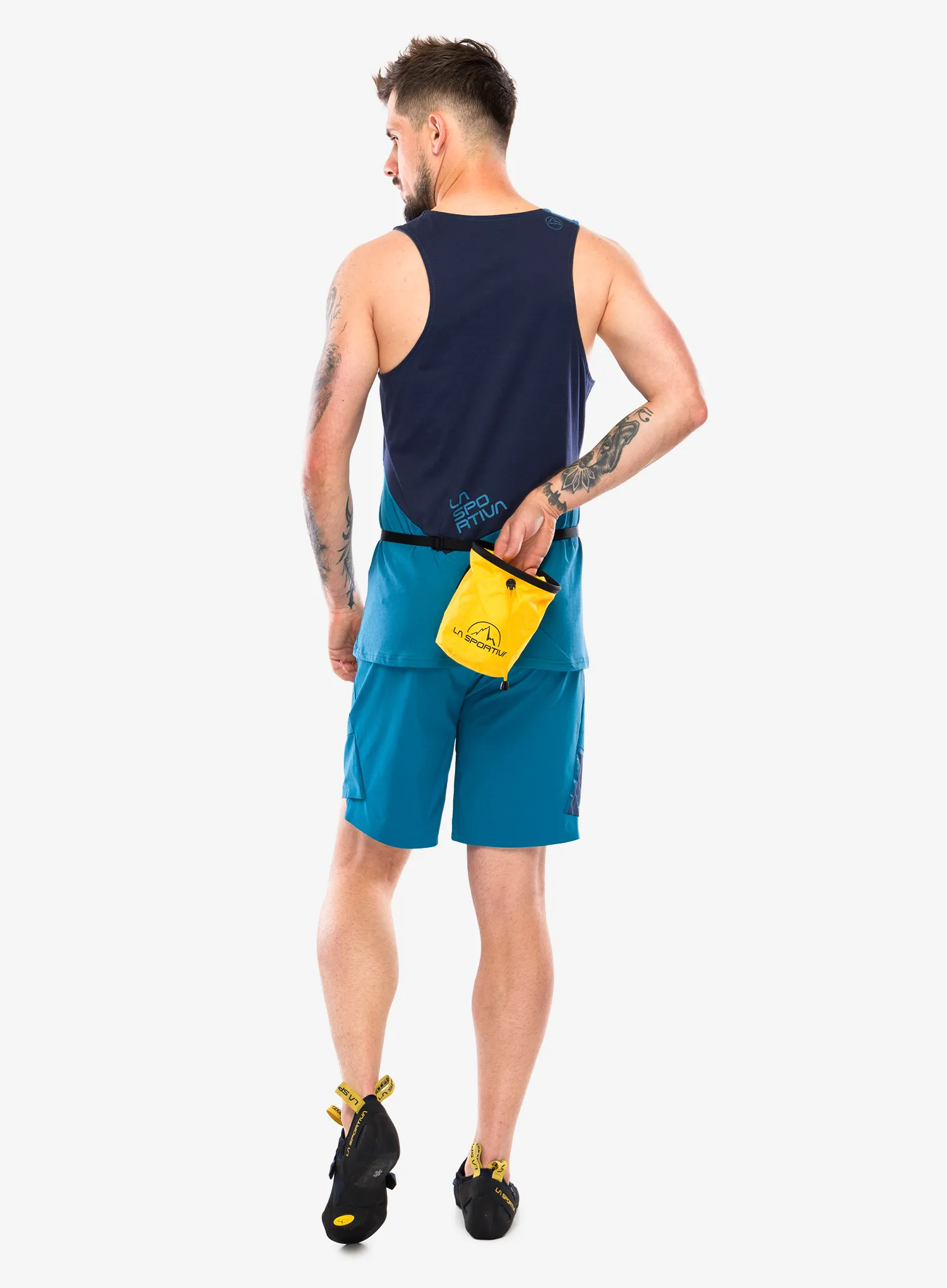Plezalne kratke hlače La Sportiva Comp Short - lake/night sky