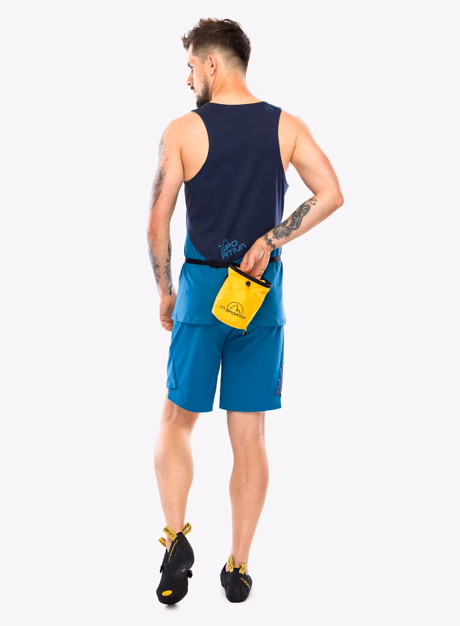 Plezalne kratke hlače La Sportiva Comp Short - lake/night sky