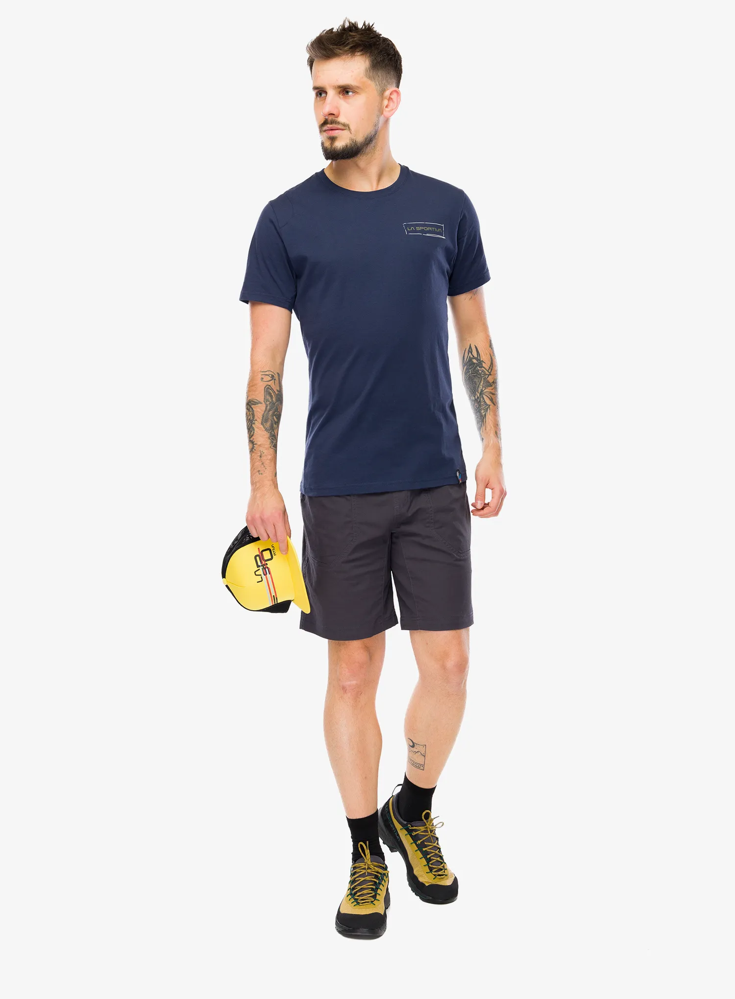 Plezalne kratke hlače La Sportiva Roots Shorts - onyx/chalk