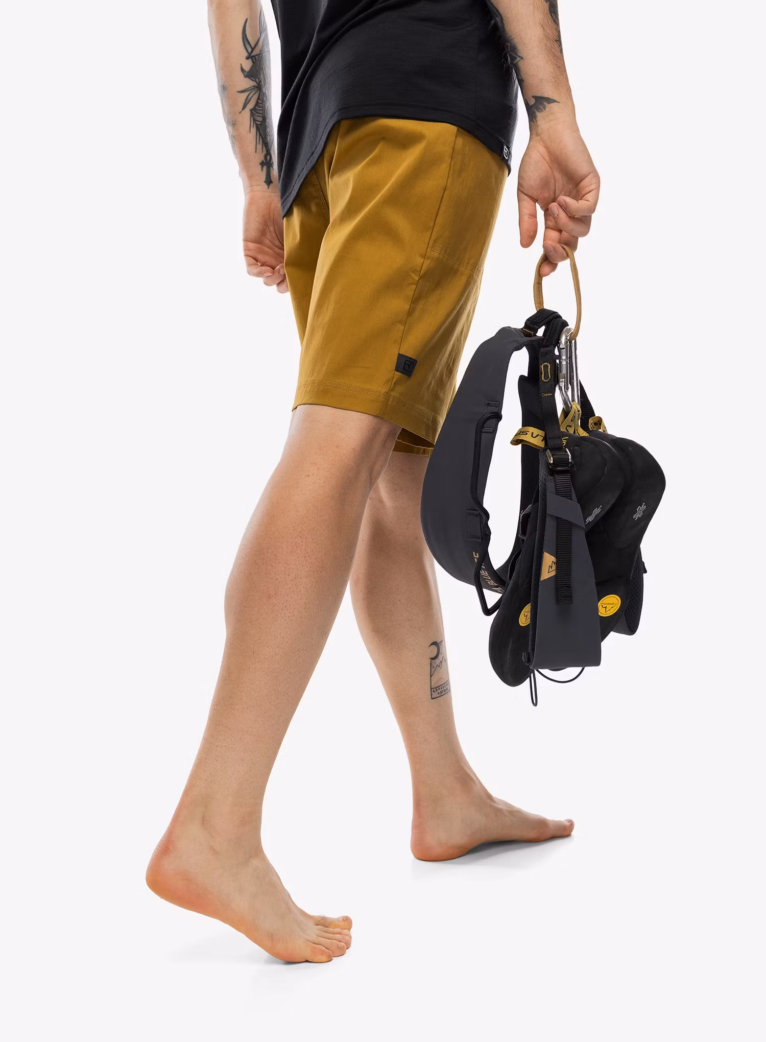 Moške plezalne kratke hlače Ortovox Affinity Shorts - wild cumin