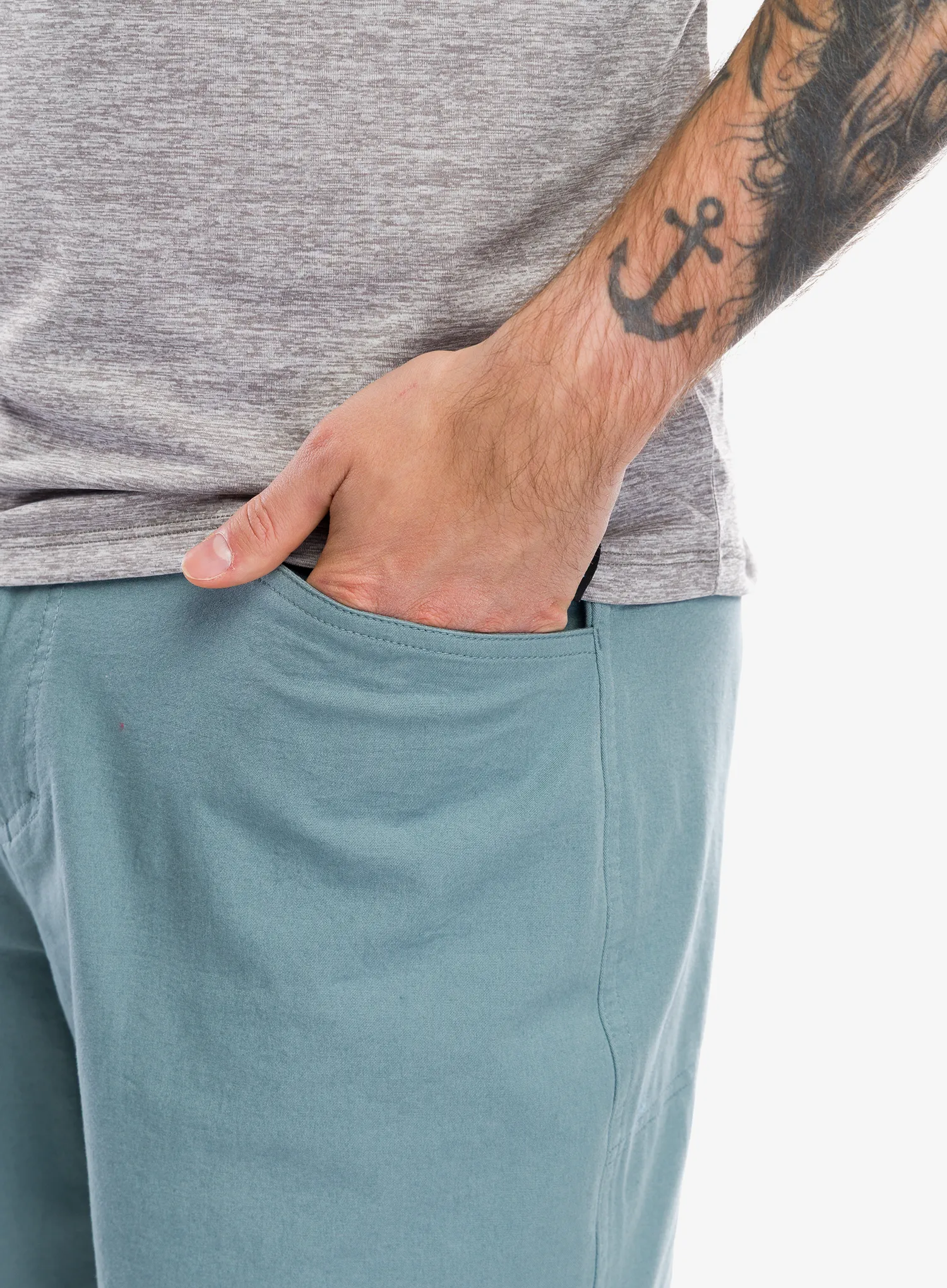 Moške plezalne kratke hlače Patagonia Venga Rock Shorts - blue sage